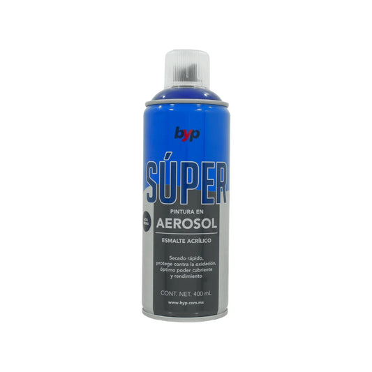 Pintura azul regio acrílico 400 ml Byp Super ARES00