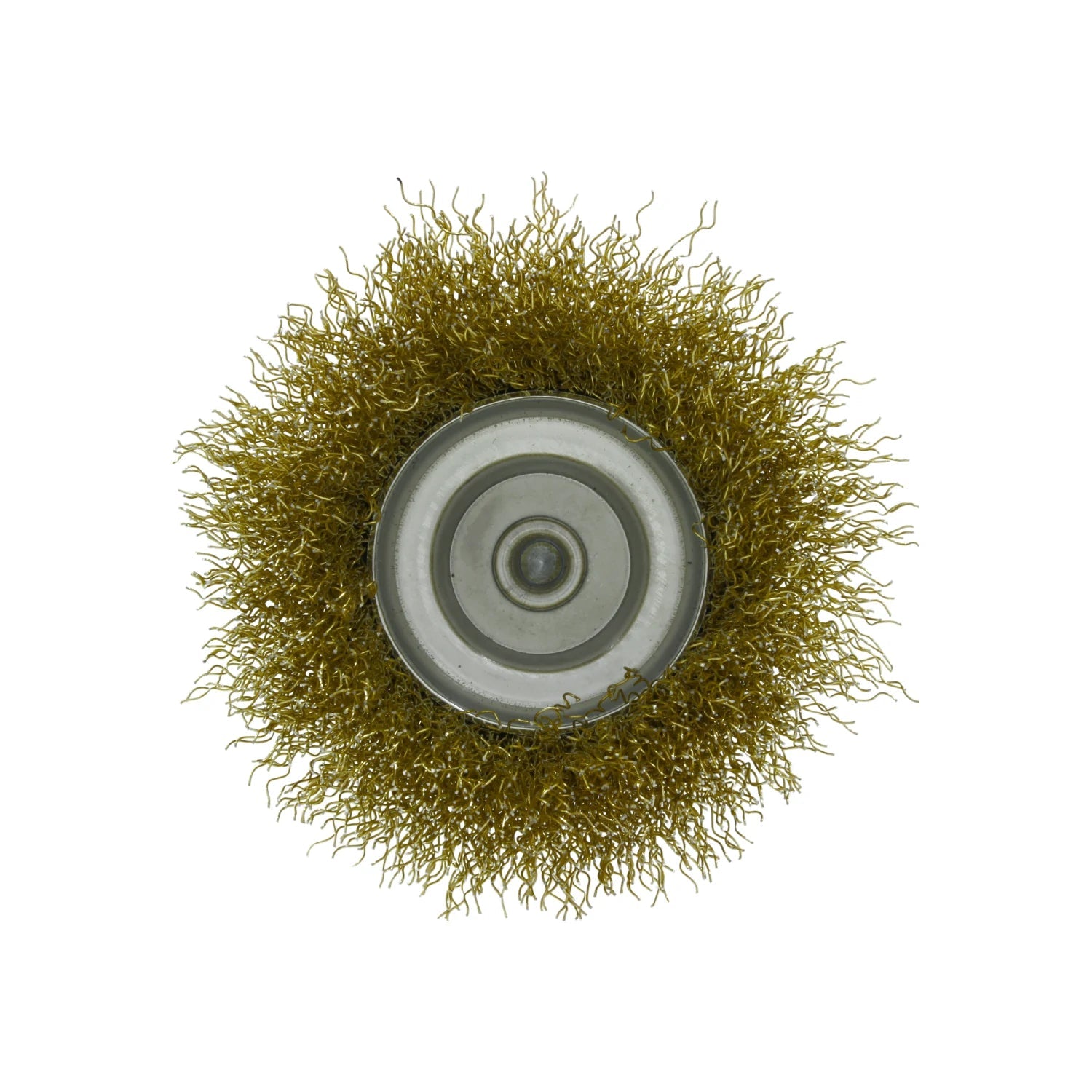 Carda circular de alambre de latón para taladro, ideal para limpieza, óxido y desbaste en metal
