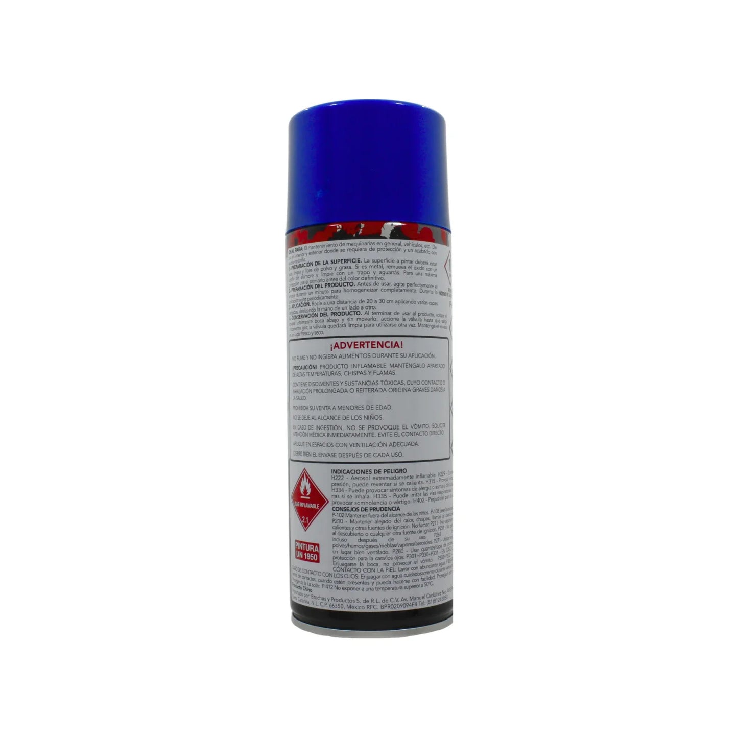 Pintura azul maquinaria 400 ml Byp