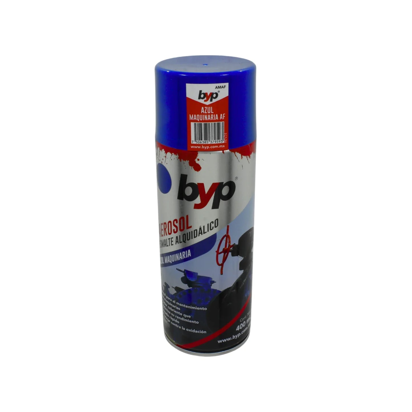 Pintura azul maquinaria 400 ml Byp