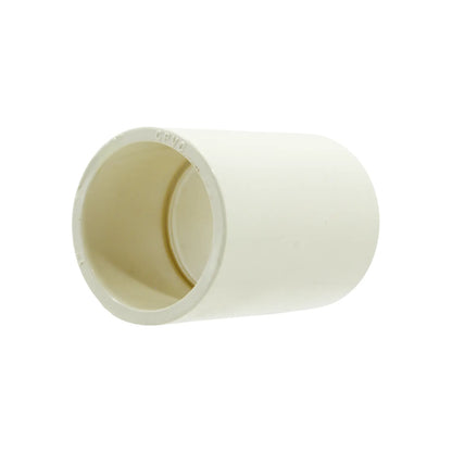 Cople CPVC de 1 pulgada (25 mm) para unir tuberías, conector de plomería color crema resistente