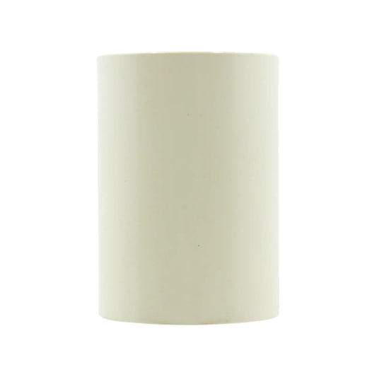 Cople CPVC 1/2" (13 mm) para uniones de tubería de agua, color crema.