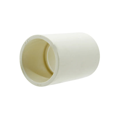 Cople CPVC 3/4 pulgadas (19 mm) para unión de tuberías de fontanería, color crema