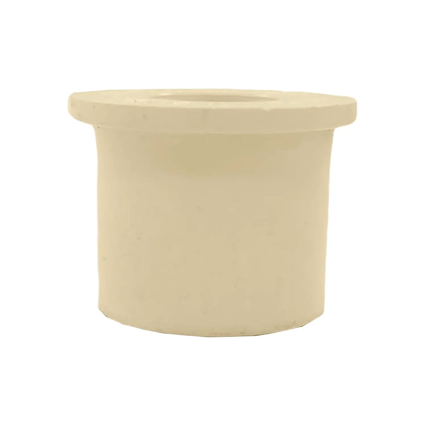 Bushing reductor CPVC crema de 3/4 a 1/2 pulgada para fontanería