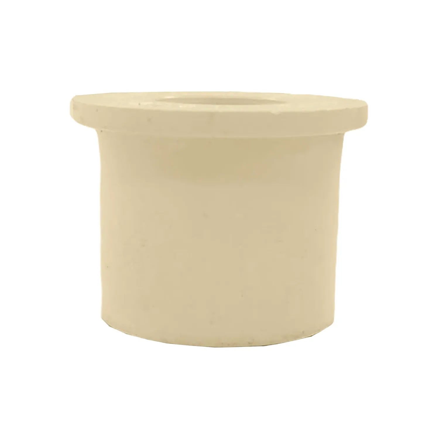 Bushing reductor CPVC crema de 3/4 a 1/2 pulgada para fontanería