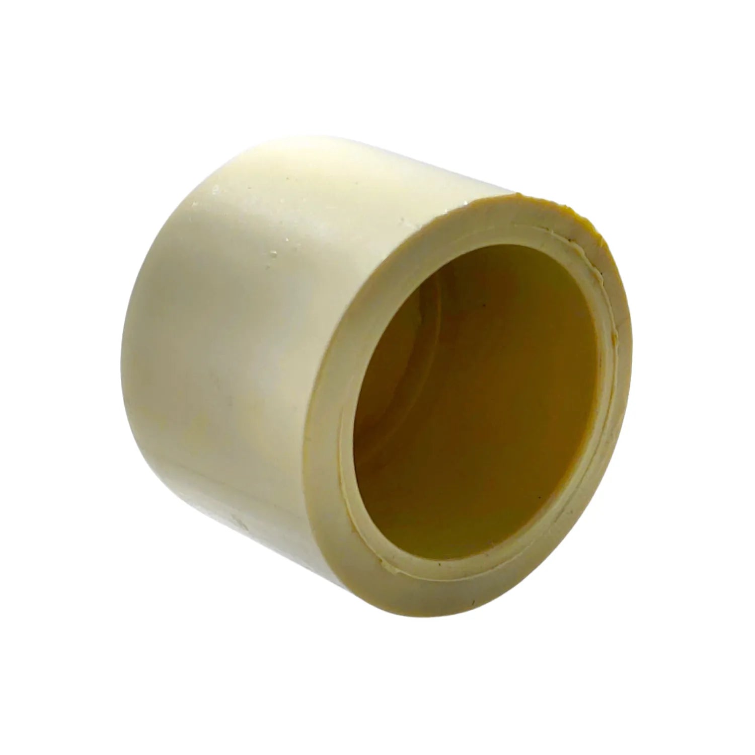 Tapón de CPVC de 1/2 pulgada (13 mm) color crema para sellado de tuberías hidráulicas