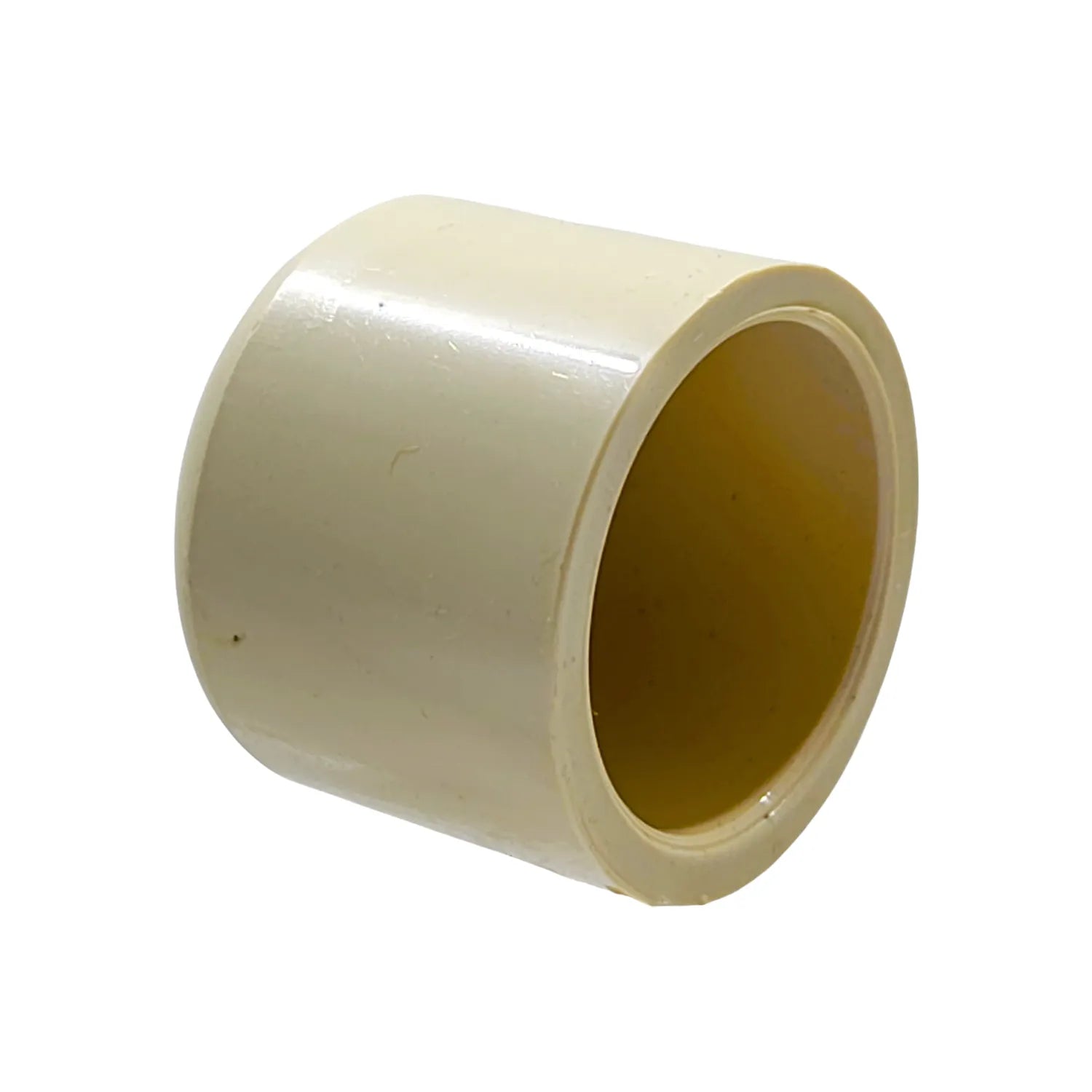 Tapón CPVC de 3/4 pulgada color beige para sellar tuberías de agua caliente, resistente a la corrosión
