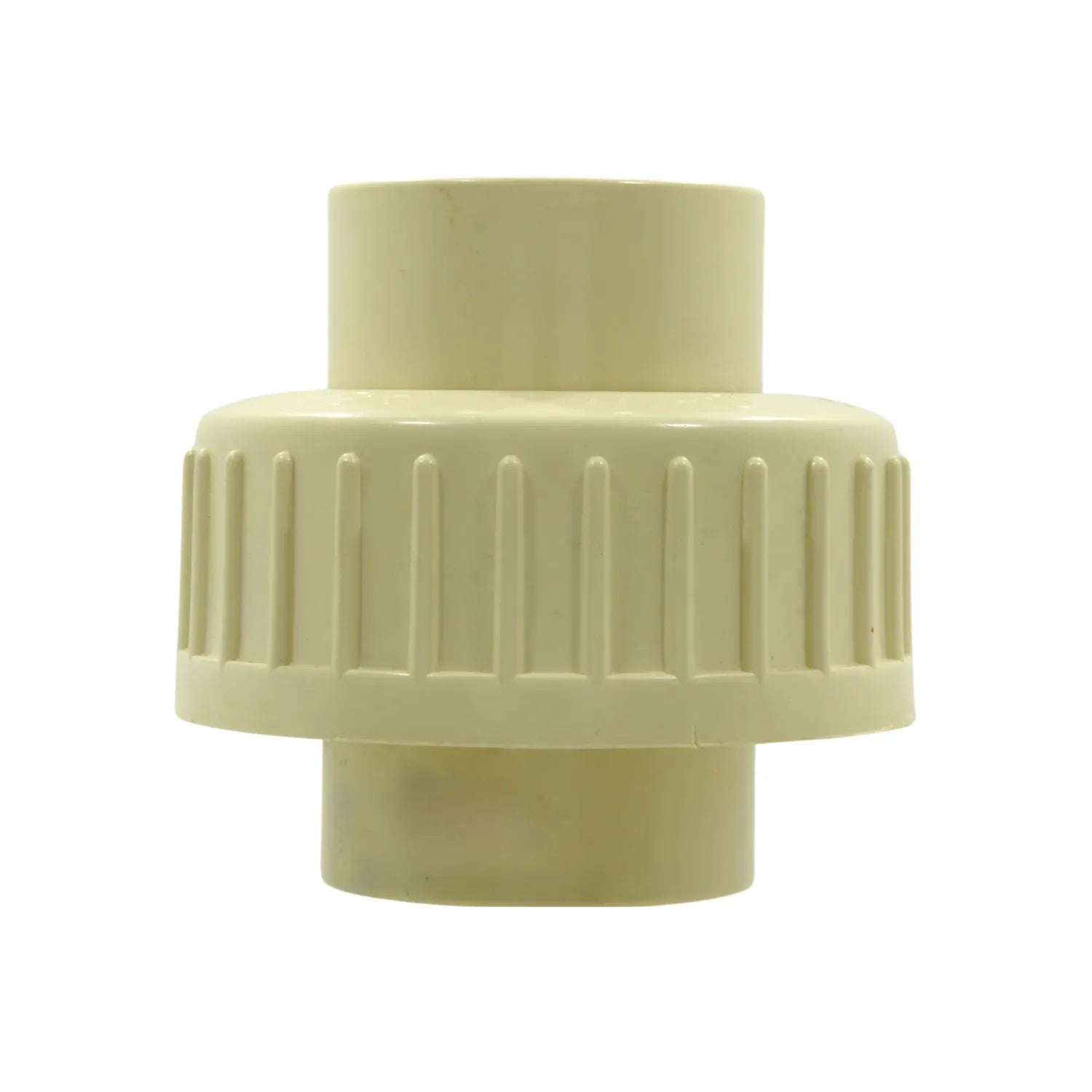 Tuerca unión CPVC 1 pulgada (25mm) color crema para conexiones de fontanería y tuberías
