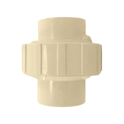 Tuerca unión CPVC 3/4 (19 mm) para tubería, conexión de fontanería color crema claro