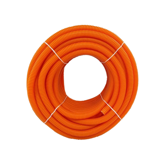 Poliducto flexible 3/4"x25 m naranja Lumampar