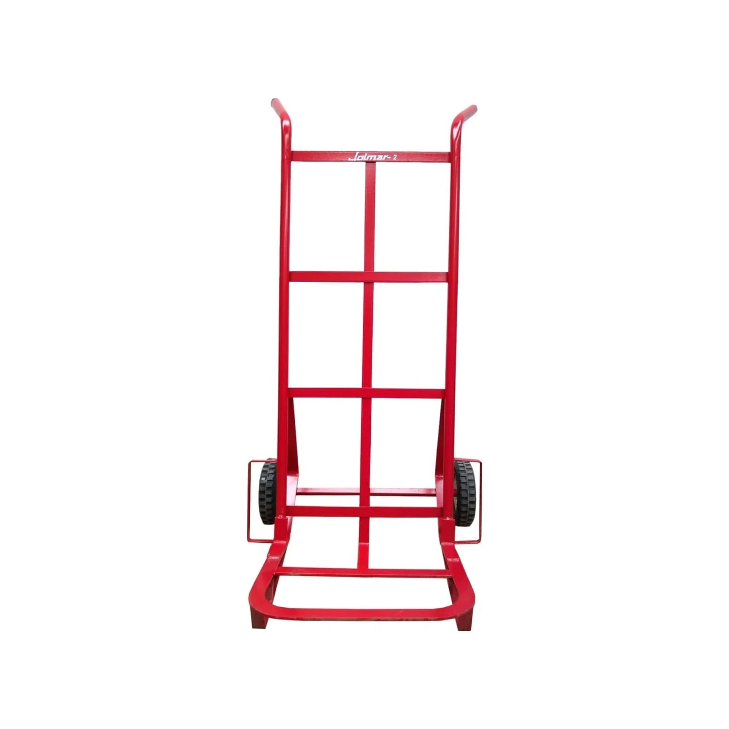 Diablo de carga rojo estándar Jolmar-2 para transporte y mudanza de objetos pesados