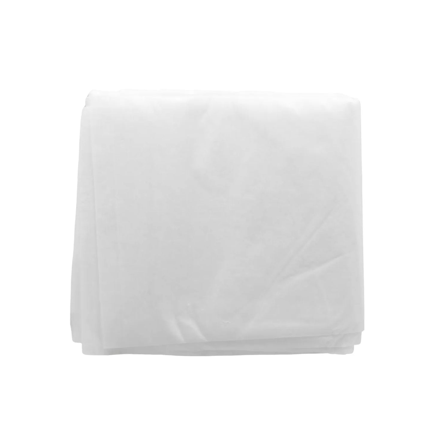 Tela protectora blanca no tejida plegada para polvo y pintura