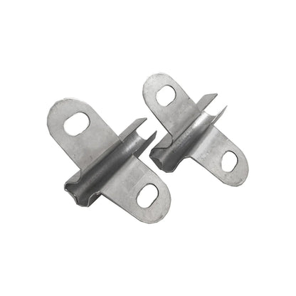 Chumacera galvanizada para carretilla, 2 piezas, soporte de balero metálico resistente