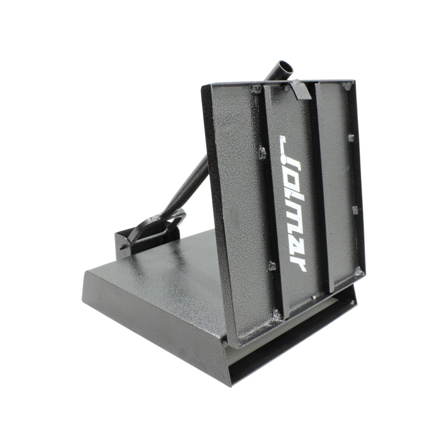 Prensa de tortillas grande Jolmar T043 de metal negro texturizado, robusta y duradera.