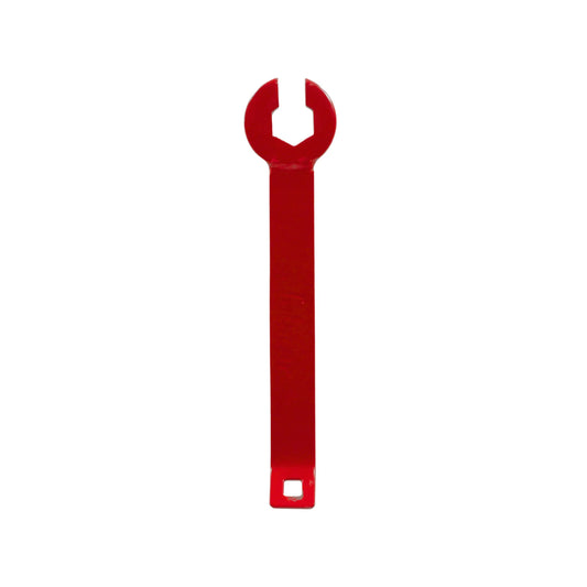 Llave para tanque de gas roja, herramienta manual de ferretería resistente