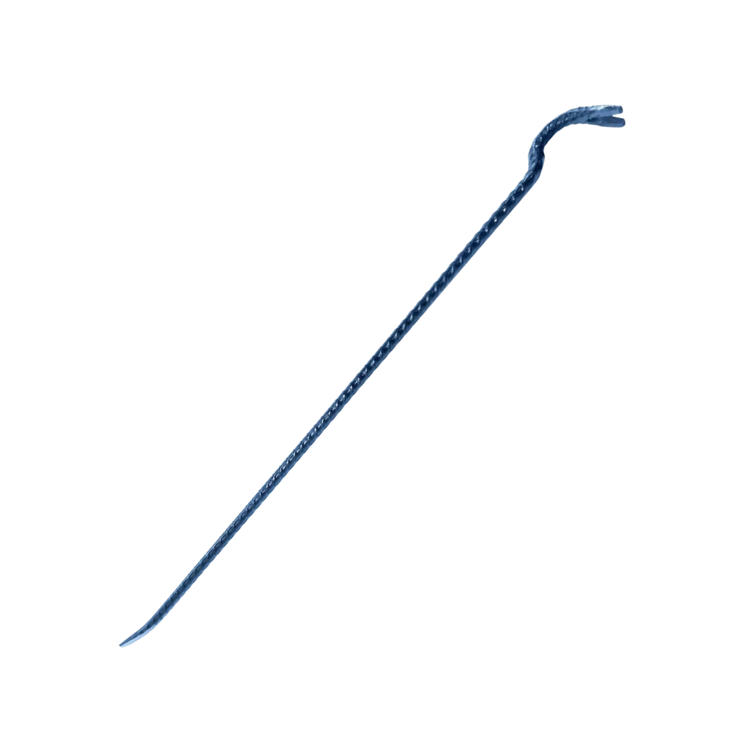 Barreta de uña de acero azul 5/8"x24" (60cm) para extracción de clavos y palanca en trabajos de demolición