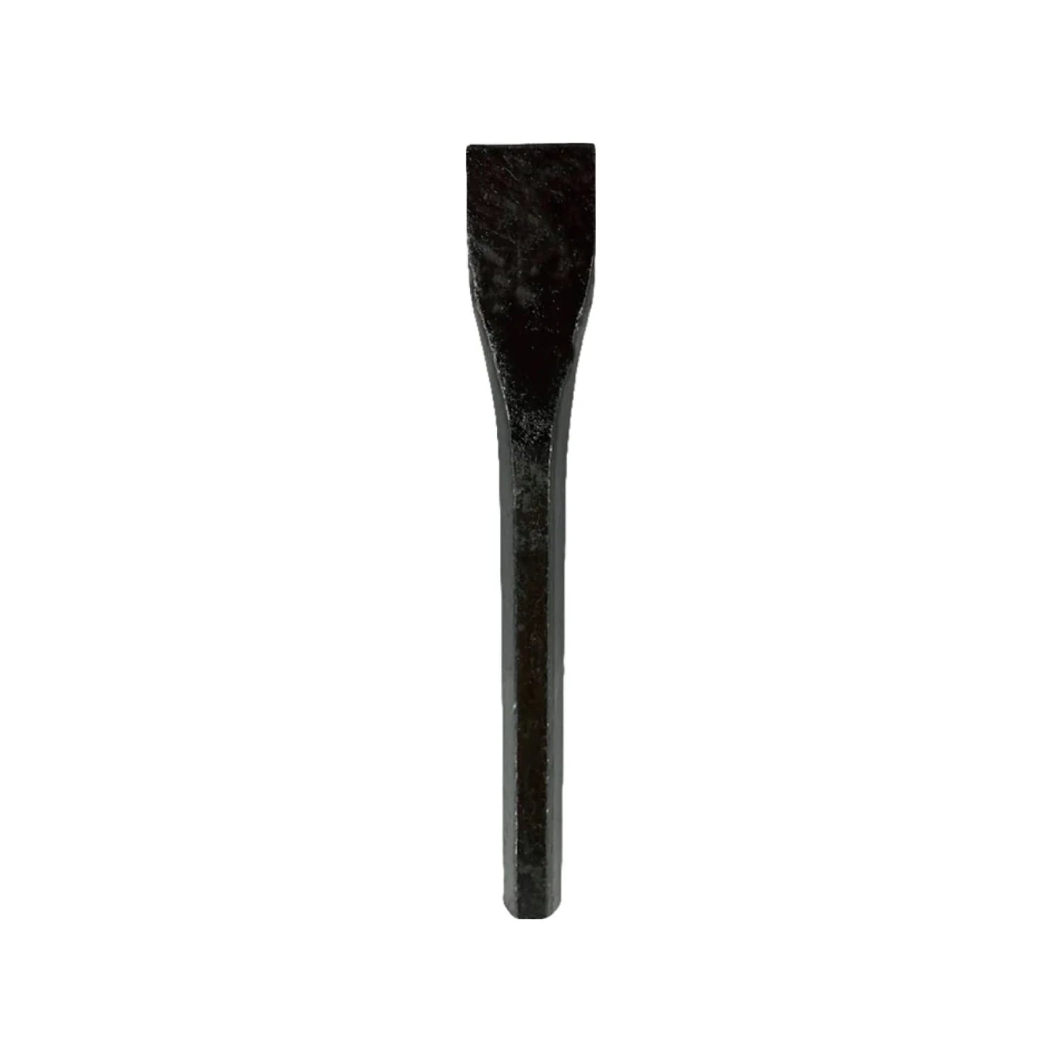Cincel frío hexagonal grande de acero oscuro 3/4" (1.90 cm) para concreto y mampostería.