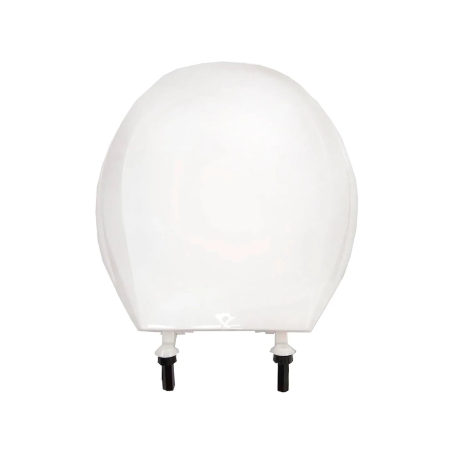 Asiento de inodoro blanco, tapa de WC con herrajes de fijación de plástico, para baño universal