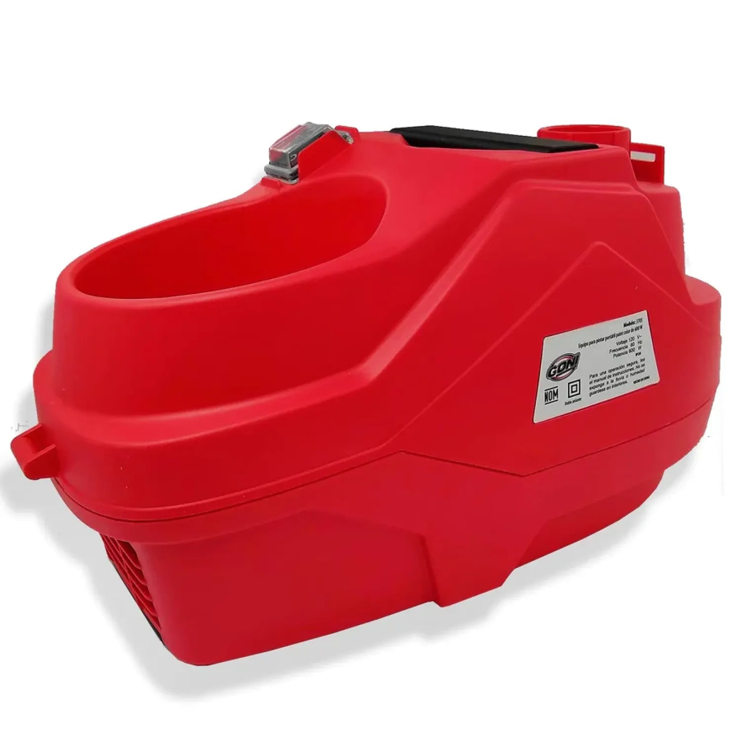 Equipo de pintura eléctrico GONI rojo 800W para pulverización de pintura