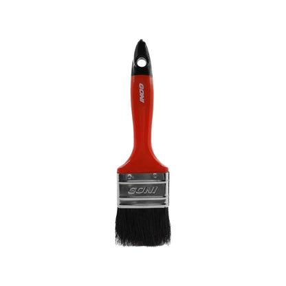 Brocha de pintura Goni 2 pulgadas mango rojo y negro cerdas negras para uso general
