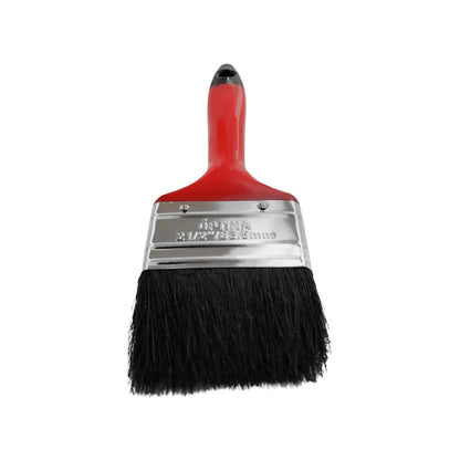 Brocha de pintura Optima 2 1/2" (63.5mm) mango rojo y cerdas negras para acabados