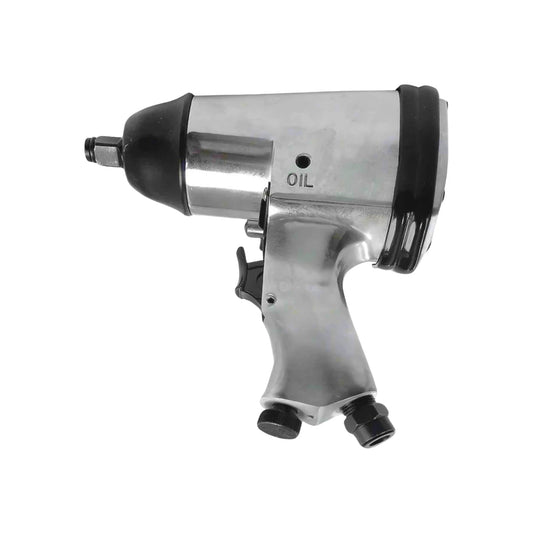 Llave de impacto neumática profesional 1/2 pulgada color plata para uso automotriz y mecánico