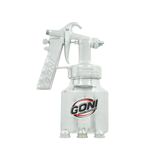 Pistola para pintar Goni de baja presión con vaso inferior de 1 litro y tres boquillas, acabado metálico profesional