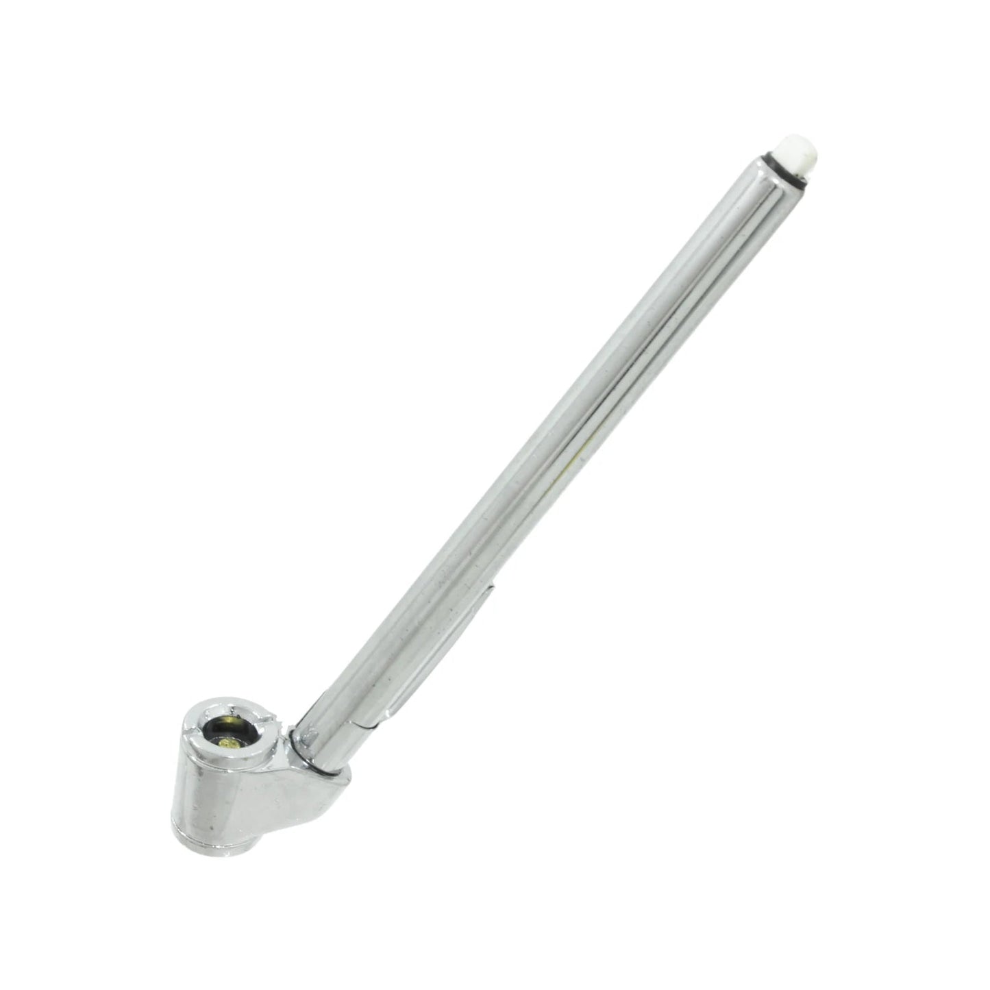 Calibrador de presión de neumáticos metálico estilo pluma, medidor de aire cromado para llantas de coche o moto.