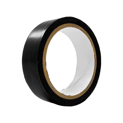 Cinta de aislar negra, rollo de vinilo para aislamiento eléctrico y reparaciones generales.