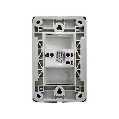 Placa 1 apagador escalera blanca Solaris 861DBC