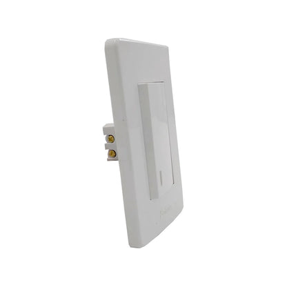 Placa 1 apagador escalera blanca Solaris 861DBC