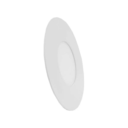 Lámpara panel LED redonda blanca de 12W para empotrar en techo, ideal para iluminación moderna