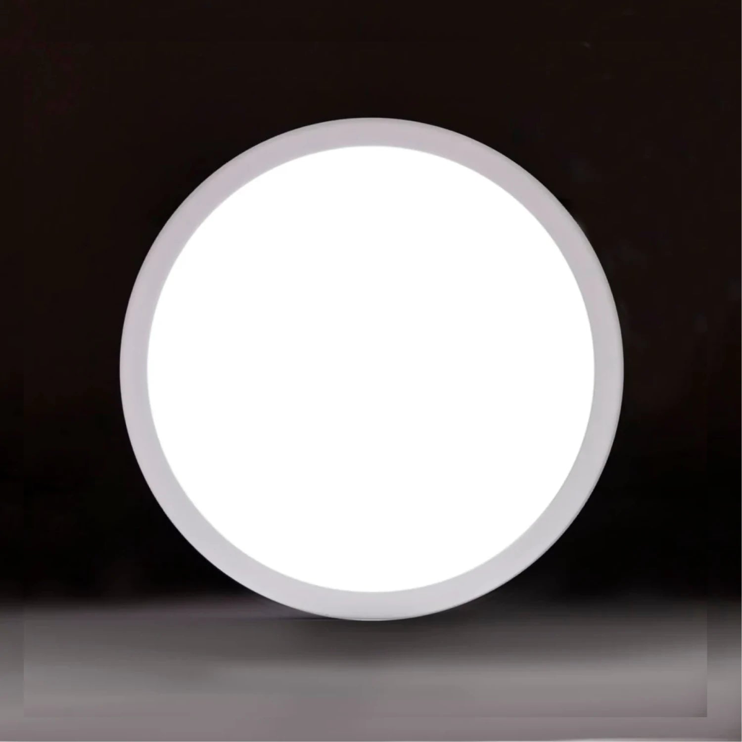 Lámpara panel LED redonda blanca, 15W de luz brillante, ideal para empotrar