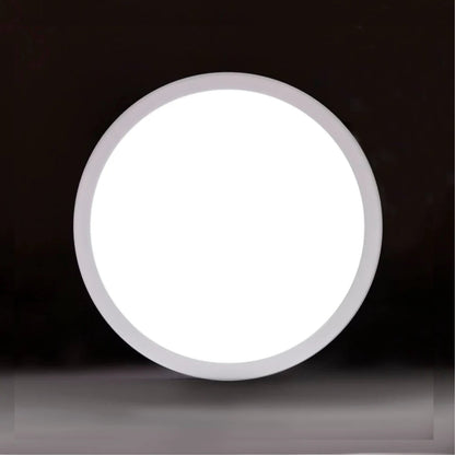 Lámpara panel LED redonda blanca, 15W de luz brillante, ideal para empotrar