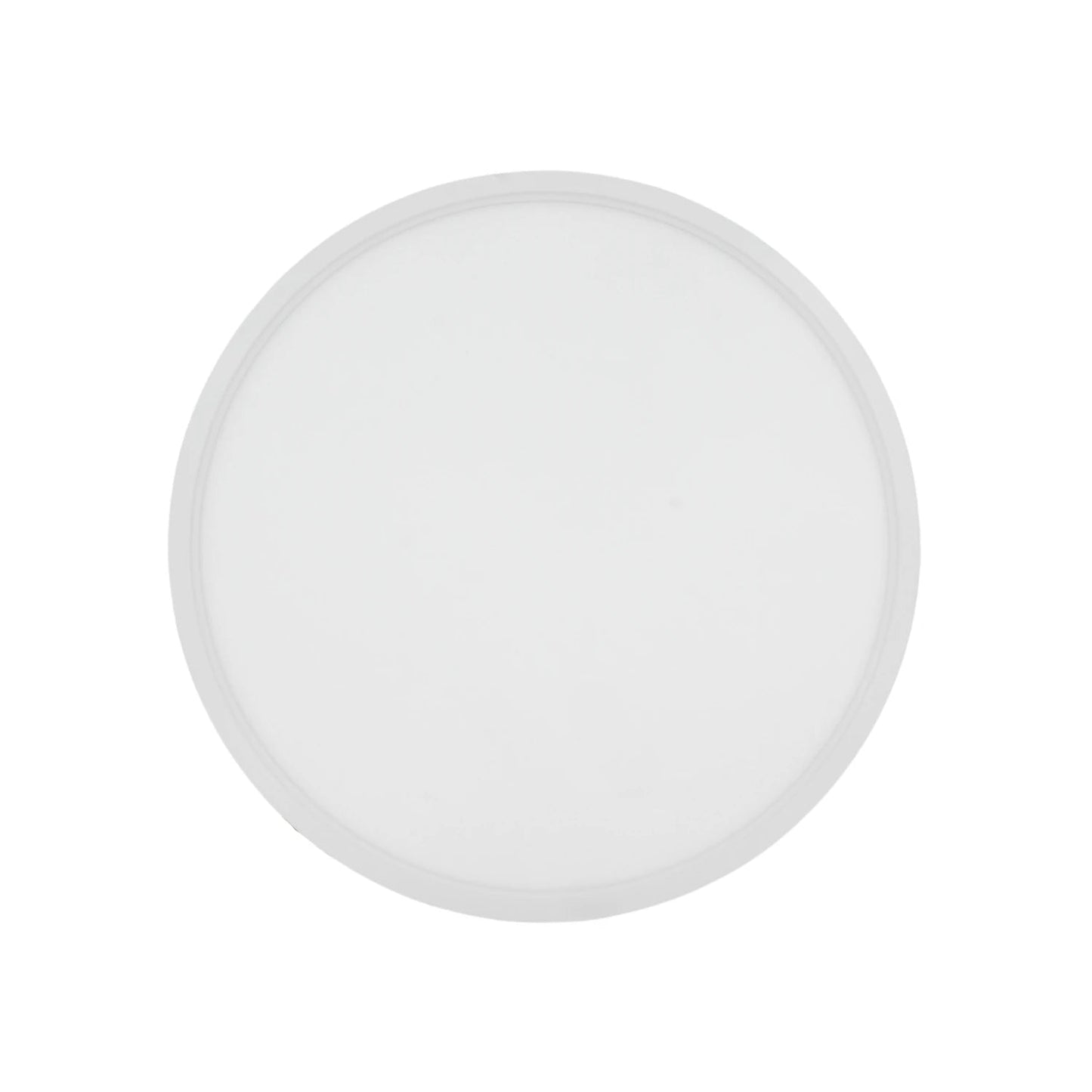 Lámpara panel LED redonda blanca de 24W para sobreponer