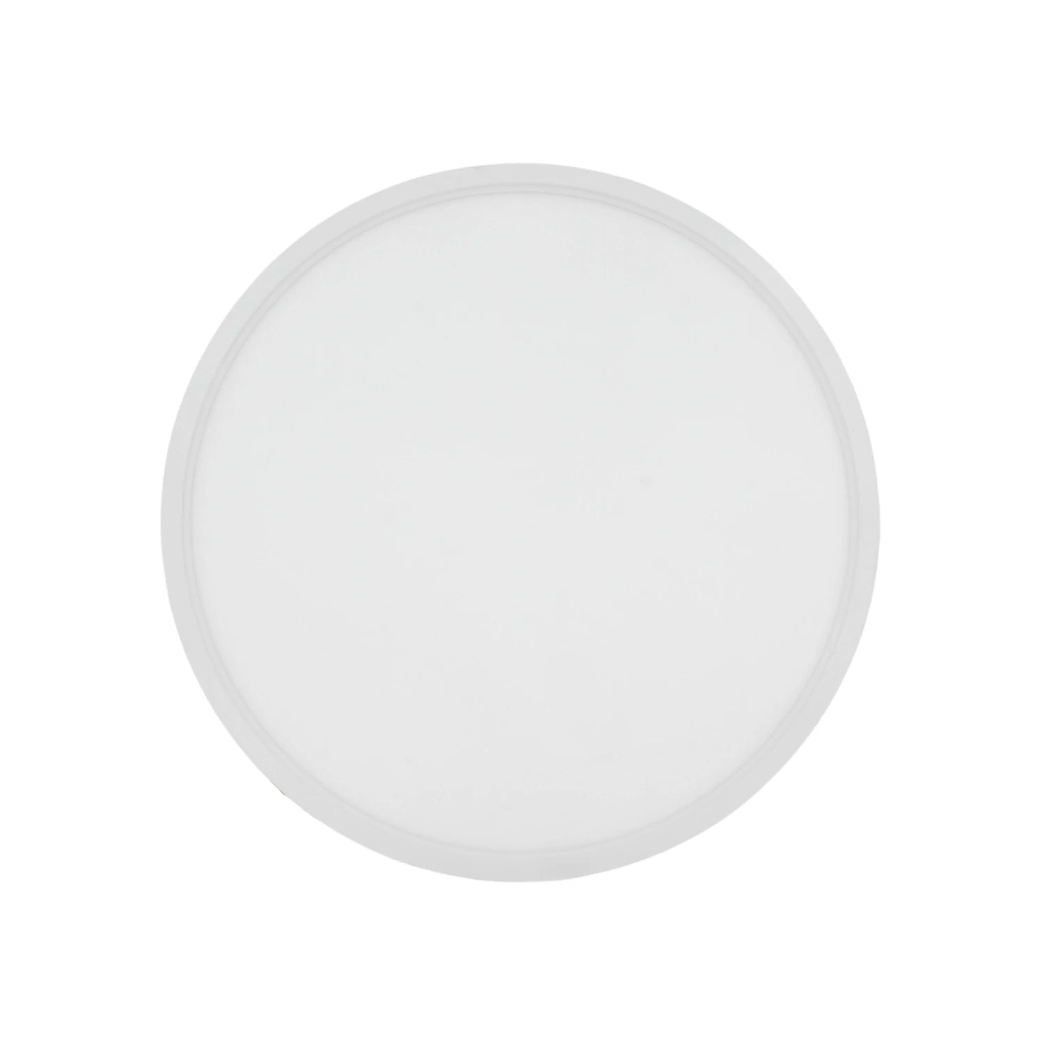 Lámpara panel LED redonda blanca de 24W para sobreponer