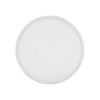 Lámpara panel LED redonda blanca de 24W para sobreponer