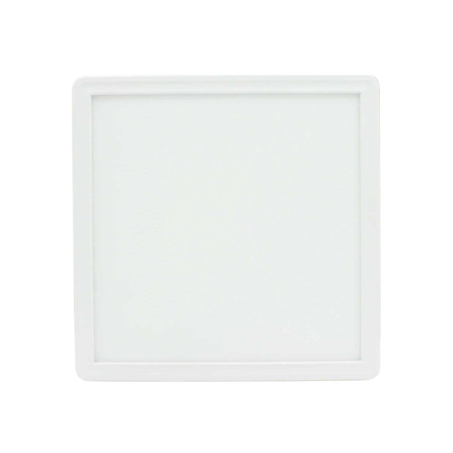 Panel LED cuadrado blanco, lámpara de sobreponer para techo. Iluminación interior.