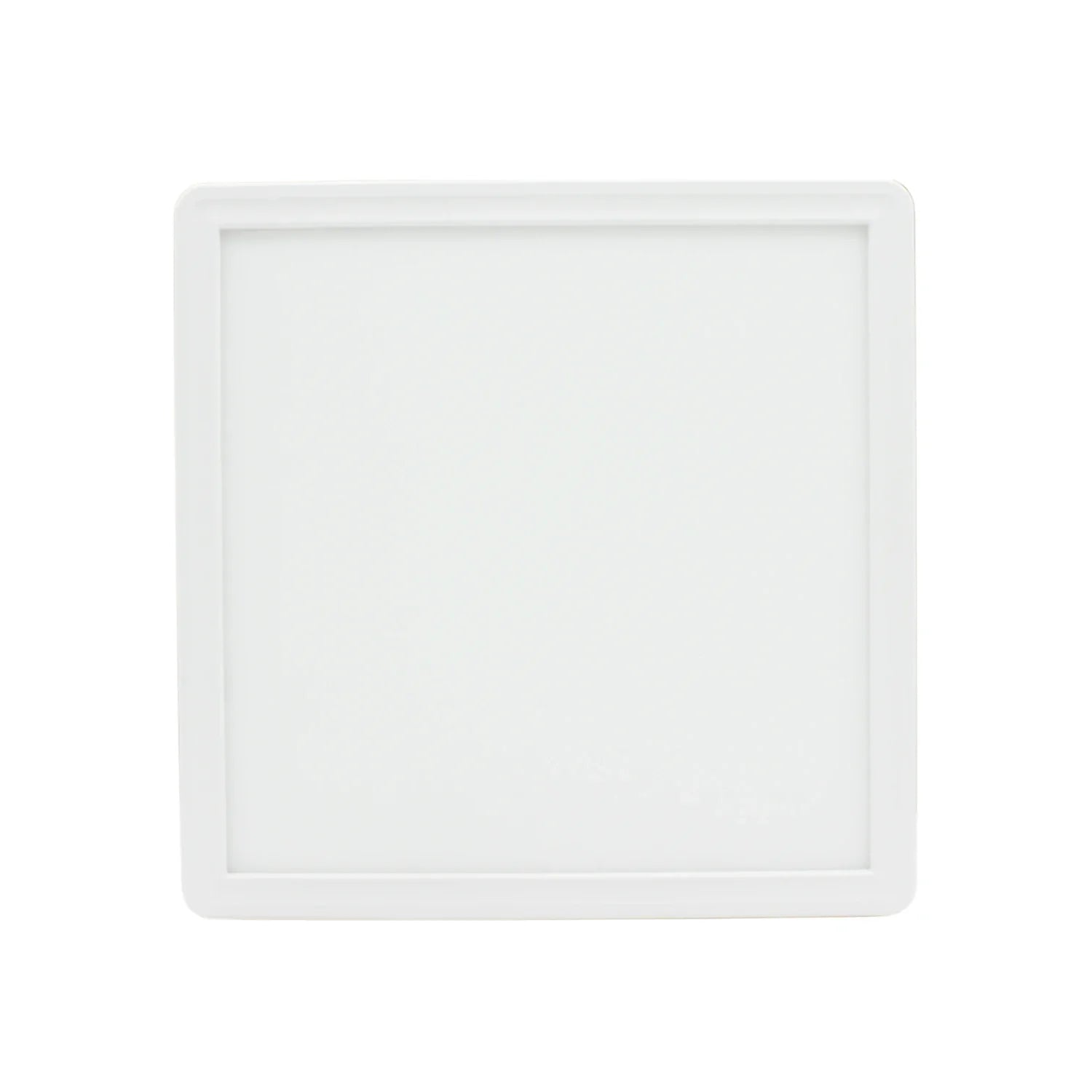 Panel LED cuadrado blanco, lámpara de sobreponer para techo. Iluminación interior.