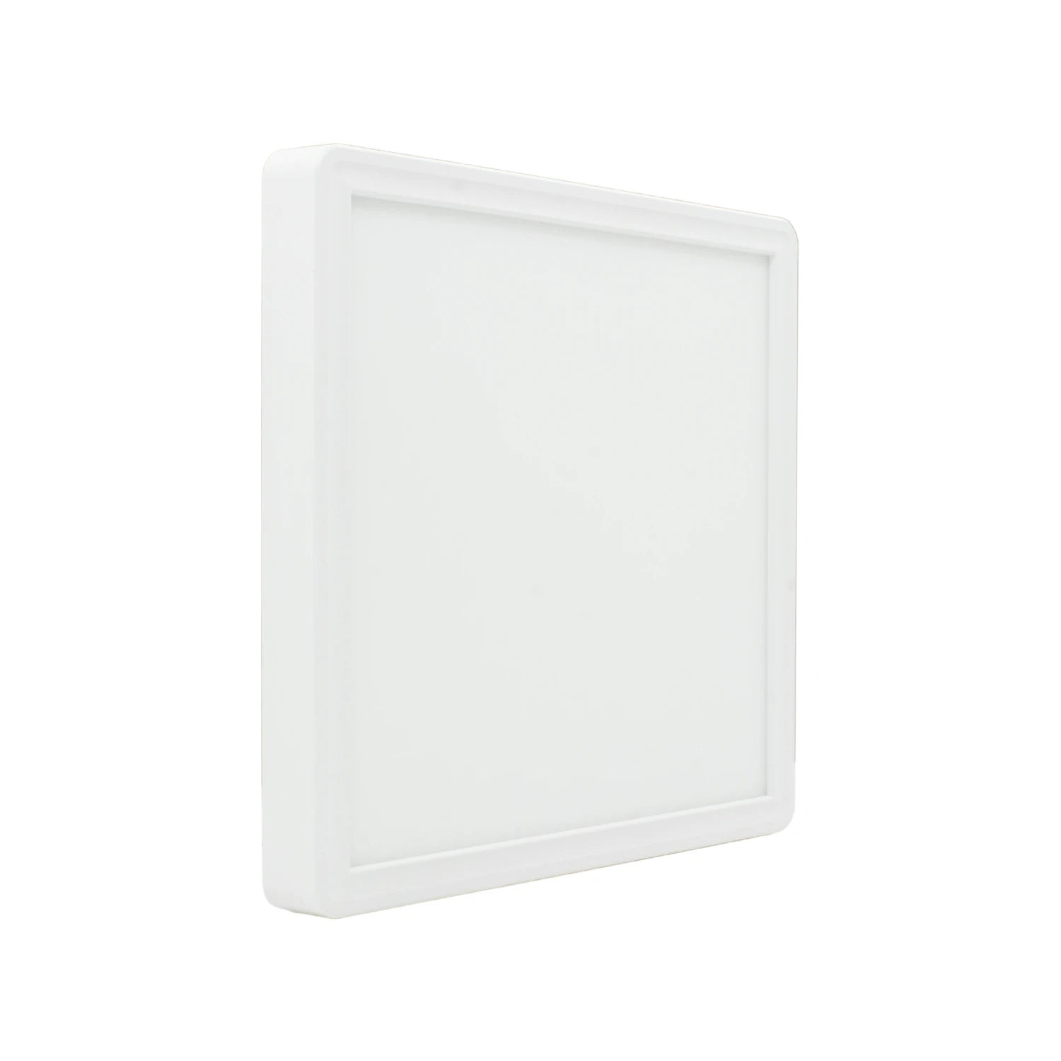 Lámpara panel LED cuadrada blanca de sobreponer 24W, para iluminación moderna