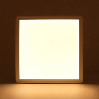 Panel LED cuadrado de 24W para sobreponer, con 3 tonos de luz, ideal para iluminación interior