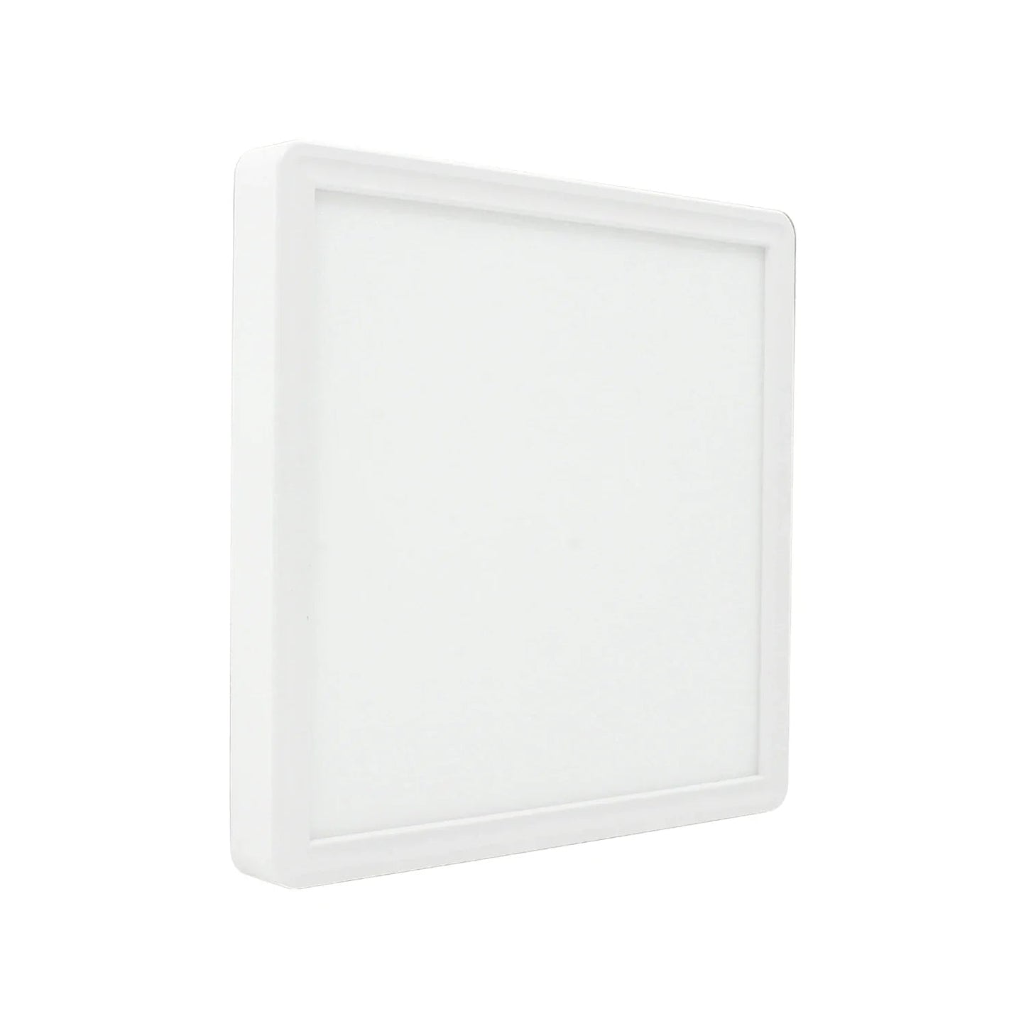 Lámpara panel LED cuadrada blanca 18W de sobreponer para iluminación de techo