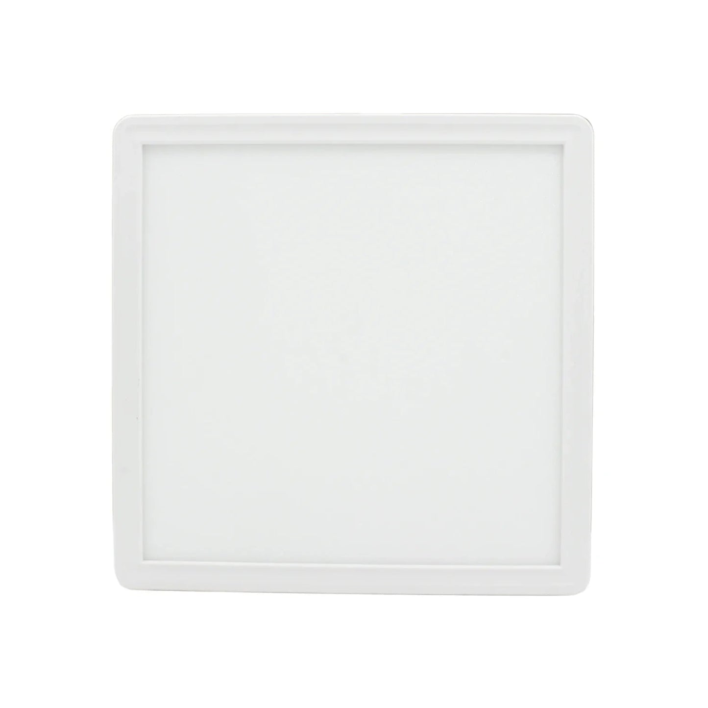 Lámpara panel LED cuadrada de 18W, color blanco, para instalación sobrepuesta en interiores