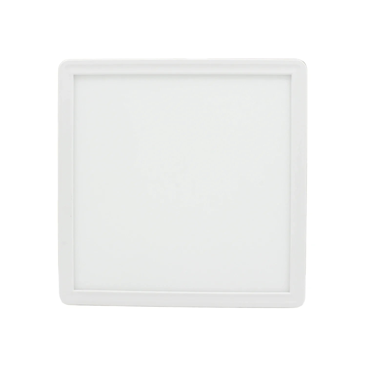 Lámpara panel LED cuadrada de 18W, color blanco, para instalación sobrepuesta en interiores