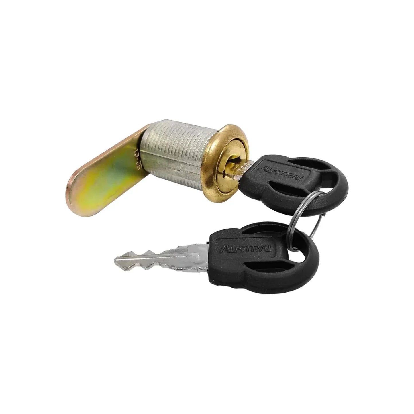Cerradura/Chapa para cajón dorada Austral 450XL