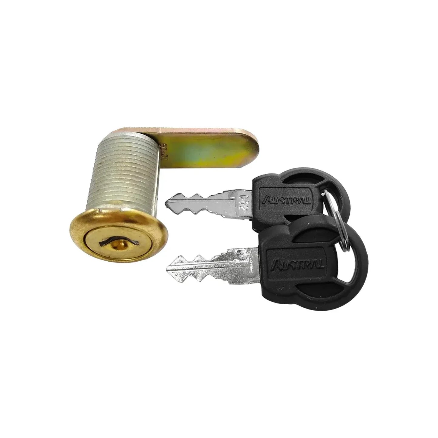 Cerradura/Chapa para cajón dorada Austral 450XL
