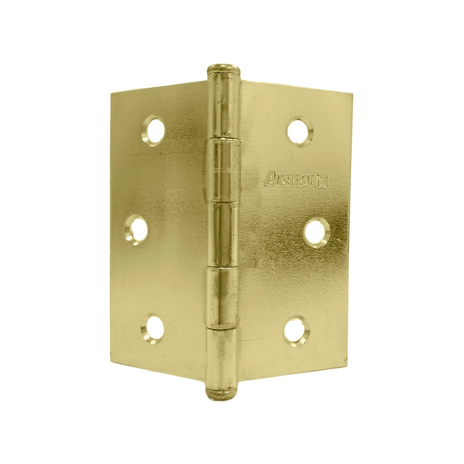 Bisagra de puerta latón brillante 3x3 pulgadas marca Austral
