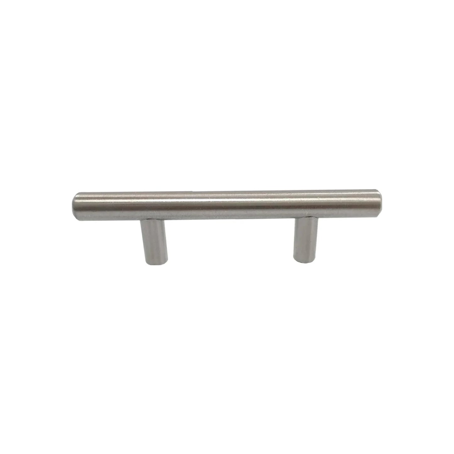 Jaladera de barra níquel satinado cepillado para puertas de gabinetes y cajones