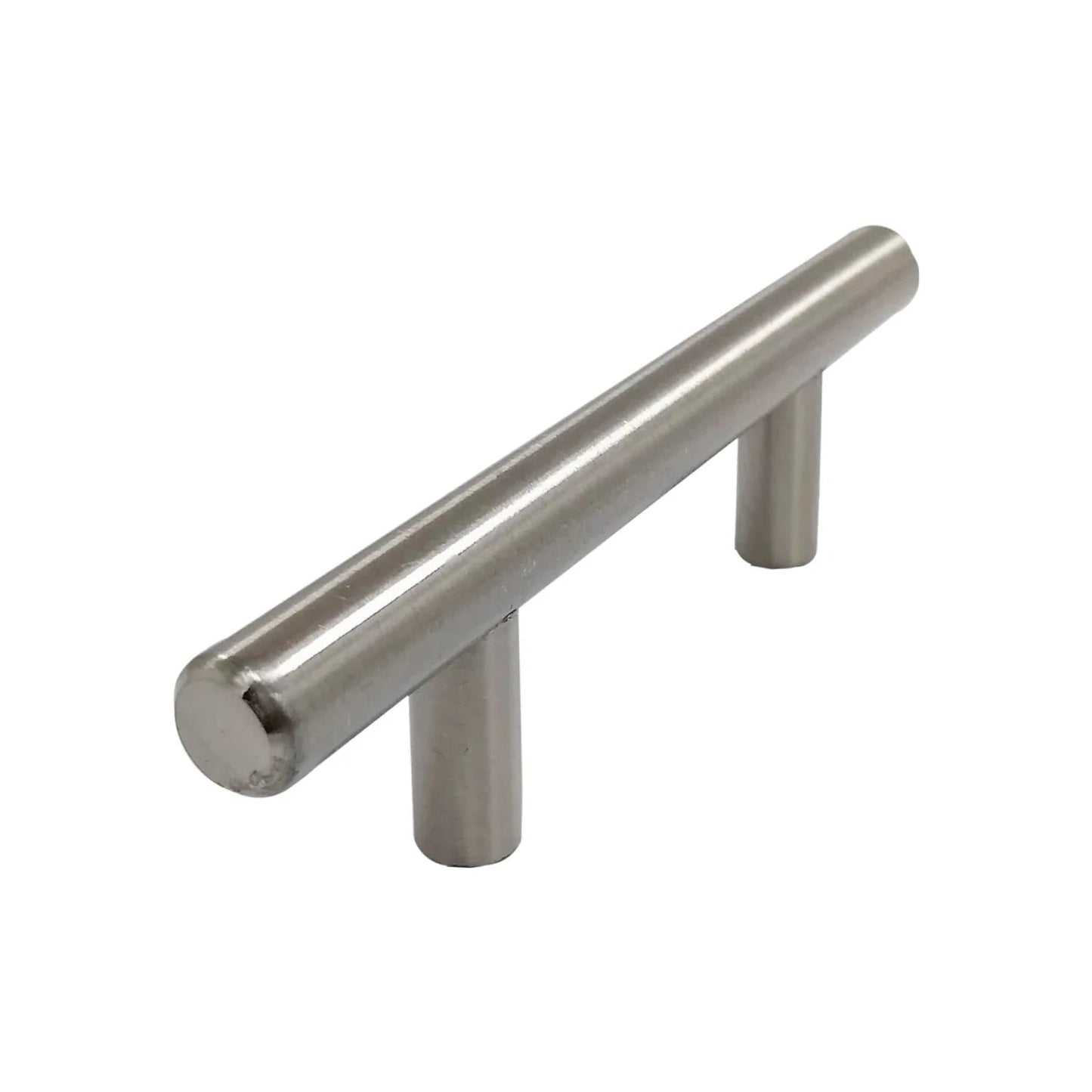 Jaladera de barra níquel satinado cepillado para gabinetes y muebles de cocina