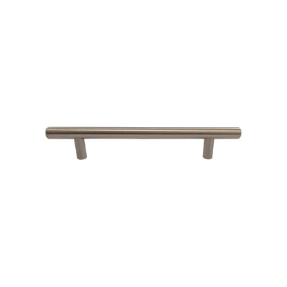 Jaladera de barra níquel satinado cepillado 160mm para gabinetes y cajones de cocina